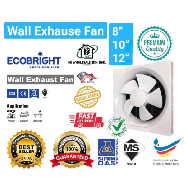 ECOBRIGHT WALL/CELLING EXHAUST FAN