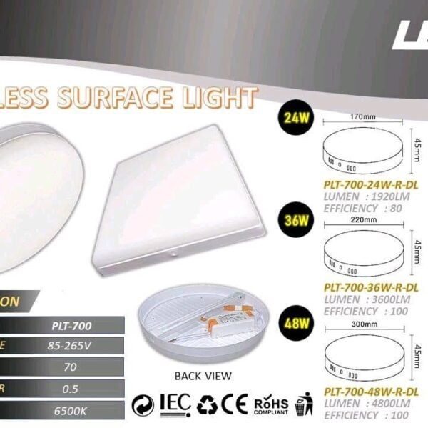 PLUTO PLT-700 LED SURFACE DOWNLIGHT