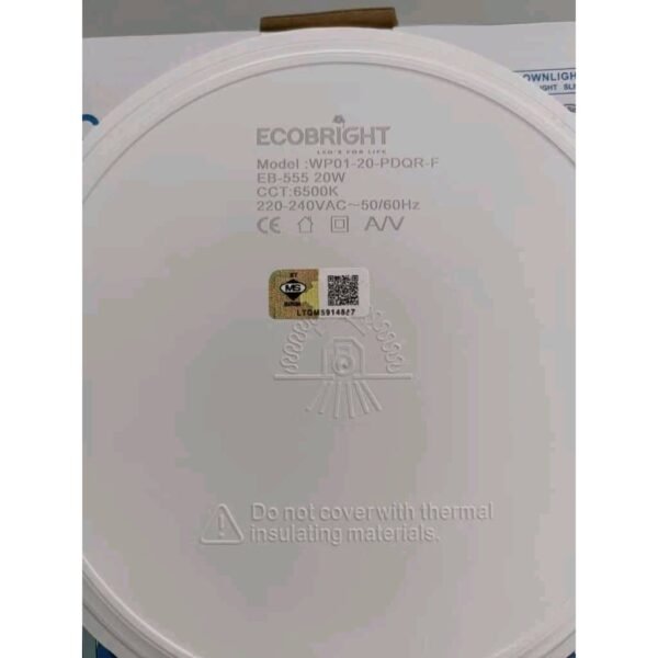 ECOBRIGHT 20W LED DOWNLIGHT