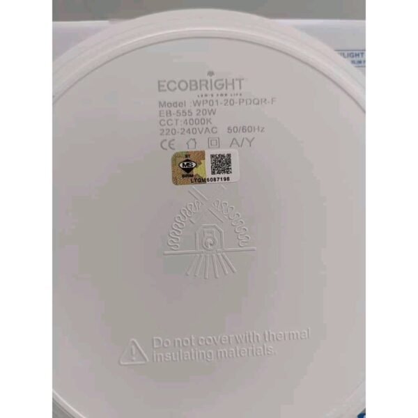 ECOBRIGHT 20W LED DOWNLIGHT