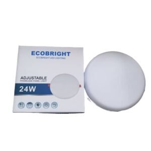 ECOBRIGHT ADJ FRAMELESS LED DOWNLIGHT (ROUND/6500K)