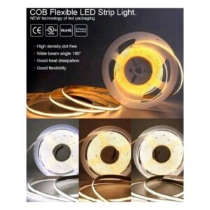 ECOBRIGHT 5M (320L) DC 12V LED COB FLEX STRIPS LIGHT IP 20