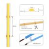 ECOBRIGHT 5M (320L) DC 12V LED COB FLEX STRIPS LIGHT IP 20