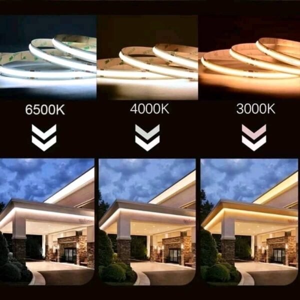 ECOBRIGHT 5M (320L) DC 12V LED COB FLEX STRIPS LIGHT IP 20