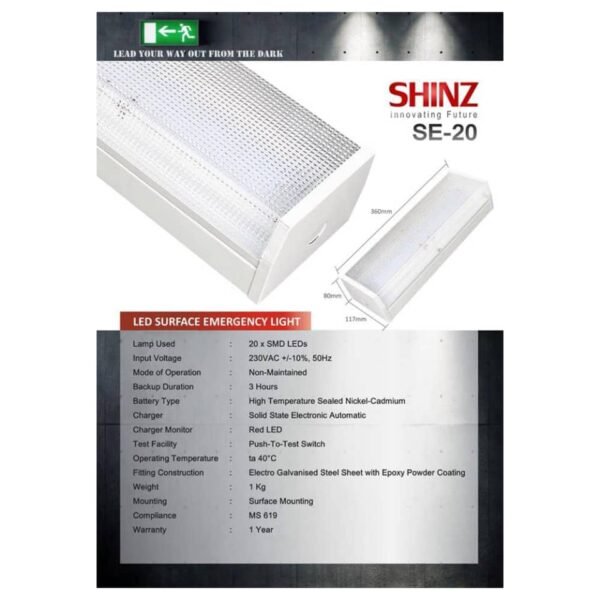SHINZ LED EMERGENCY LIGHT