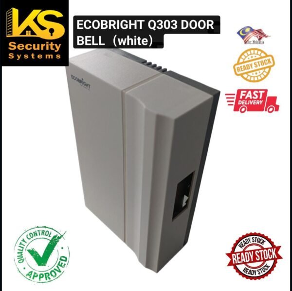 ECOBRIGHT Q303 DOOR BELL WHITE