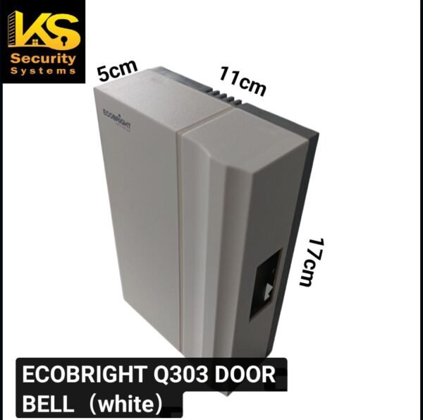 ECOBRIGHT Q303 DOOR BELL WHITE