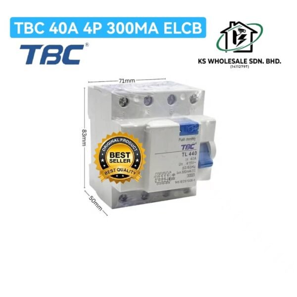 TBC EARTH LEAKAGE CIRCUIT BREAKER (ELCB)