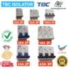 TBC ISOLATOR