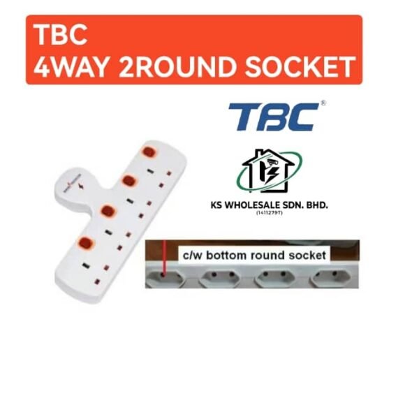 TBC 4WAY 2ROUND SOCKET