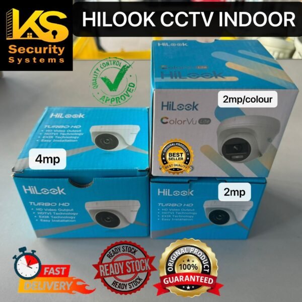 HILOOK CCTV INDOOR/OUTDOOR 1080P, 1440P, 2160P