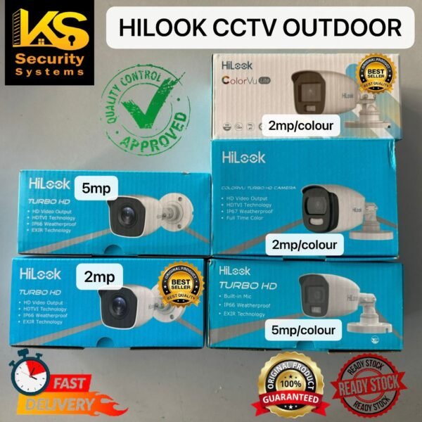 HILOOK CCTV INDOOR/OUTDOOR 1080P, 1440P, 2160P