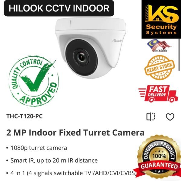 HILOOK CCTV INDOOR/OUTDOOR 1080P, 1440P, 2160P