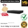 HL DVR-216Q-M1 16CH 1HDD 5MP HILOOK DVR 4CH, 8CH, 16CH (1080P,1440P,2160P)