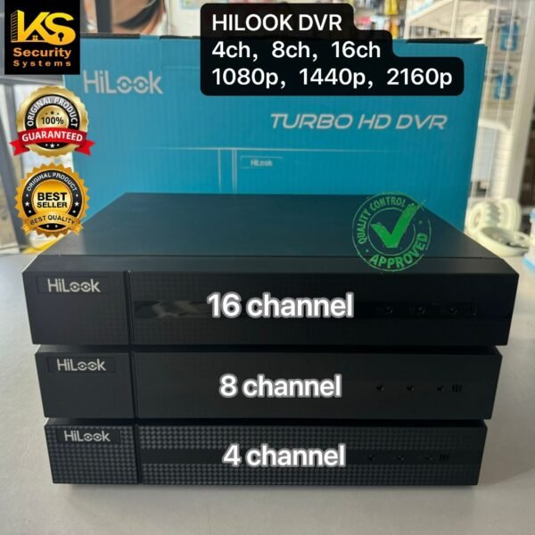 HL DVR 4,8,16 INCH 2 HILOOK DVR 4CH, 8CH, 16CH (1080P,1440P,2160P)