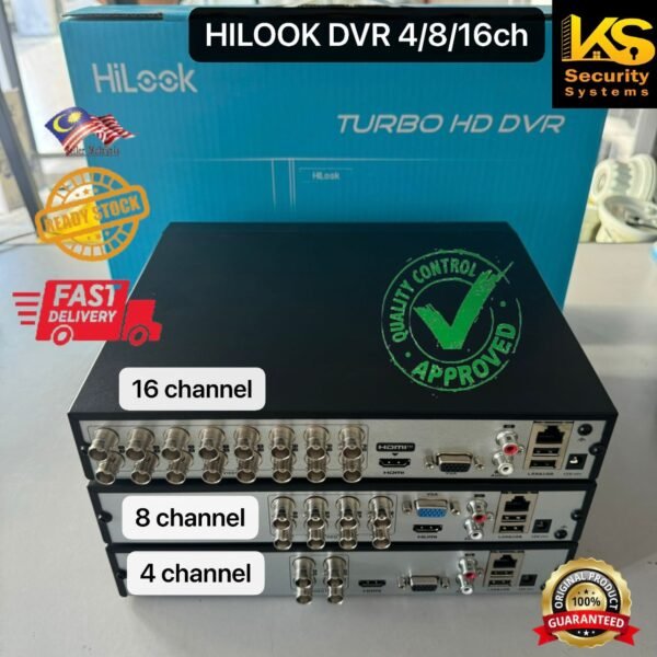 HL DVR 4,8,16 INCH HILOOK DVR 4CH, 8CH, 16CH (1080P,1440P,2160P)