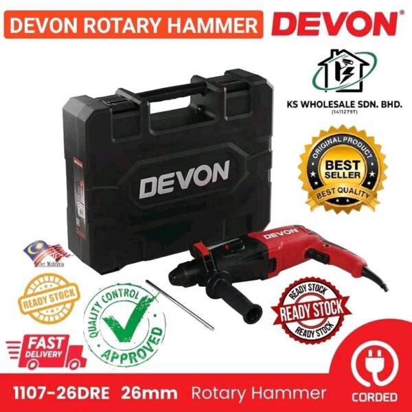 DEVON ROTARY HAMMER 26MM