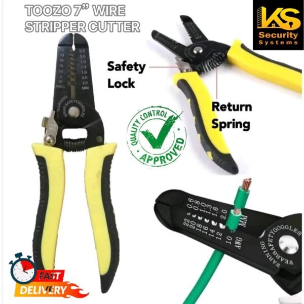 TOOZO 7" WIRE STRIPPER CUTTER