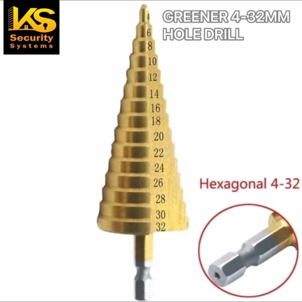 GREENER 4-32MM HOLE DRILL