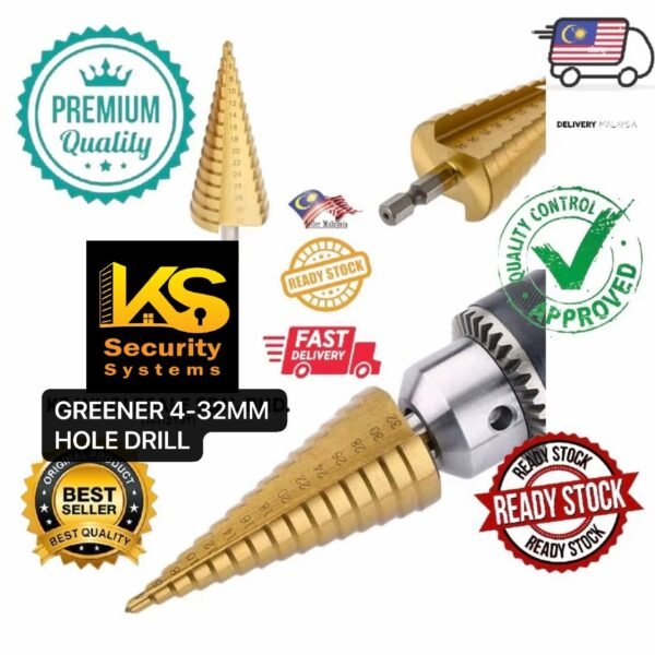 GREENER 4-32MM HOLE DRILL