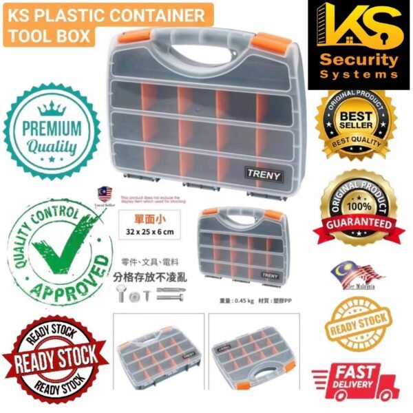 KS PLASTIC CONTAINER TOOL BOX