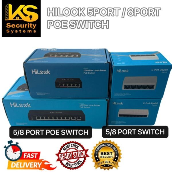 HILOOK 5PORT/8PORT SWITCH
