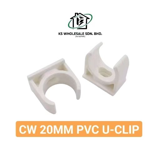 CW 20MM PVC U-CLIP