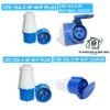 CEE WATERPROOF SOCKET & PLUG