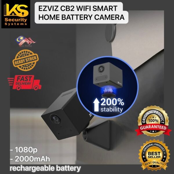 EZVIZ CB2 WIFI SMART HOME BATTERY CAMERA 1080P