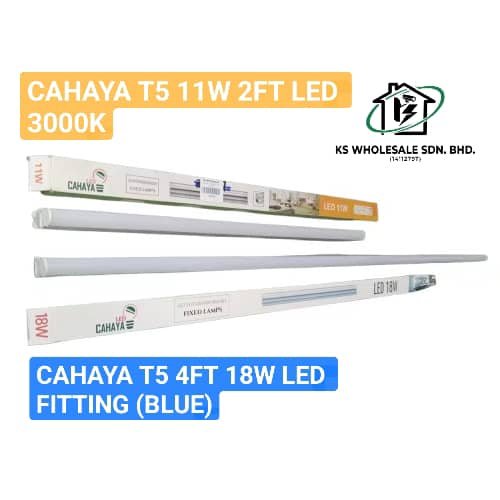 CAHAYA T5 LED FITTING & LIGHT