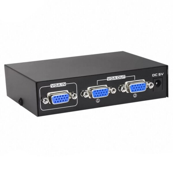 VGA SPLITTER CONVERTER ADAPTER 1 IN TO 2 OUT PORT CONNECTOR