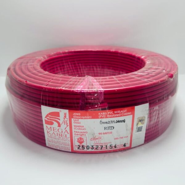 MEGA 6MM2 PVCX90M