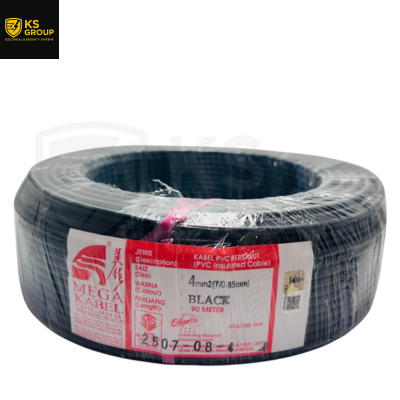 MEGA 4MM2 PVC X 90M