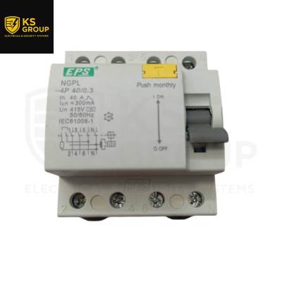 EPS ELCB 40A 4P 300MA