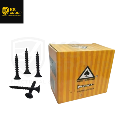 ACE DRYWALL SCREW 1" X #6 (BLK) -1KG