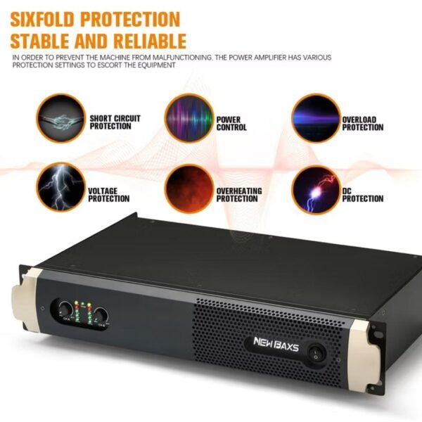 DIGITAL POWER AMPLIEFIER NEW BAXS RS4500