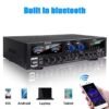 800W BLUETOOTH 5 CHANNEL AUDIO VIDEO POWER AMPLIFIER
