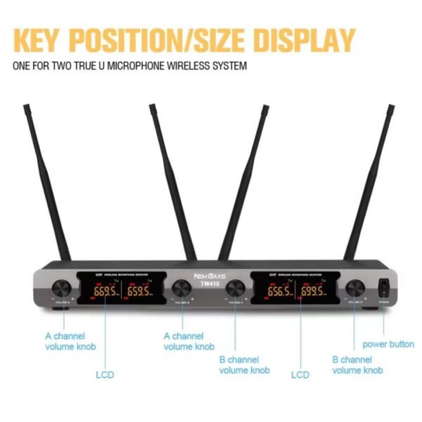 NEWBAXS TW410 PROFESSIONAL WIRELESS MICROPHONE