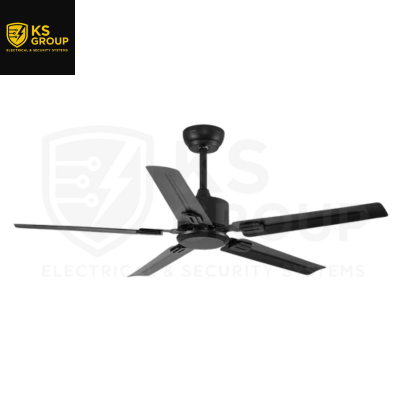 KS 58" REMOTE CEILING FAN (BLACK)
