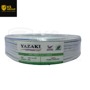 YAZAKI 23/0.14MMX2C BLUE/WHITE CABLE 50M