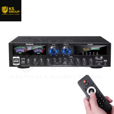 800W BLUETOOTH 5 CHANNEL AUDIO VIDEO POWER AMPLIFIER