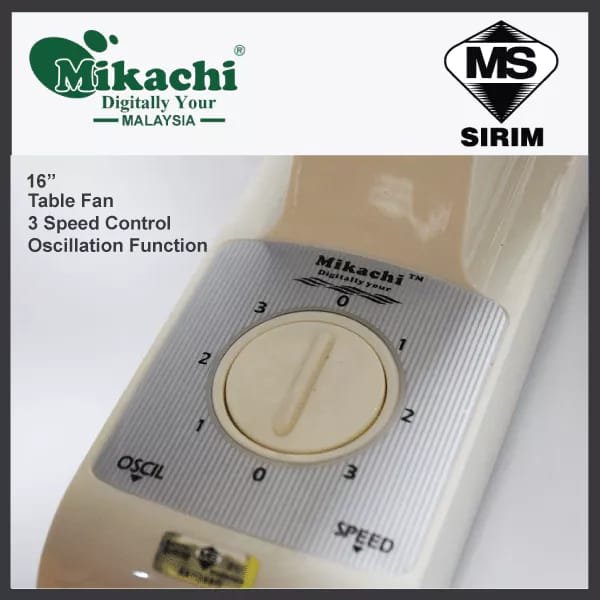 MIKACHI WF40-A 16" WALL FAN