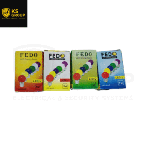 FEDO 1W LED B22 COLOUR BULB