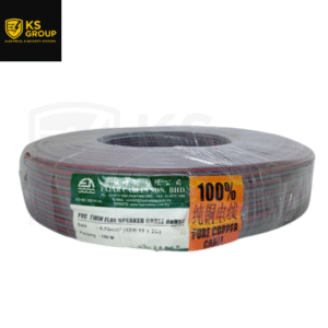 FAJAR 42/0.15MM X 2C SPEAKER CABLE-100M [RED/GREY]