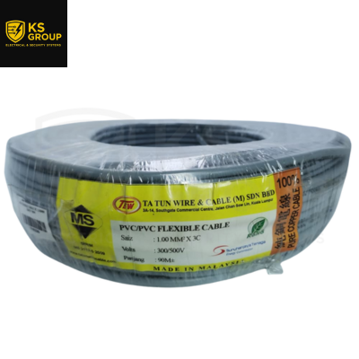 MS FLEXIBLE CABLE 3C GREY 90M