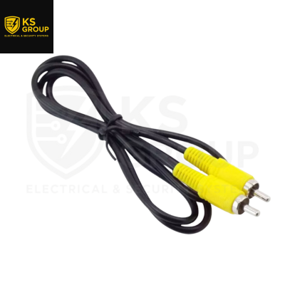 RCA MALE TO MALE AUDIO CABLE 1METER