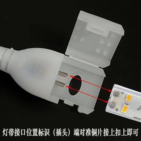 PERKUNAS 240V OUTDOOR COB NEON LIGHT BLUE COLOUR (METER)