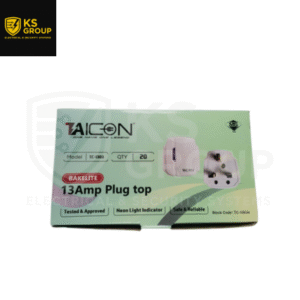 TAICON PLUG TOP 13A BAKELITE WITH NEON