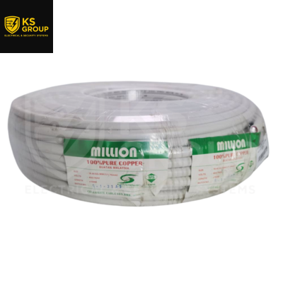 MILLION 16MM P/P PVC X 90M (WHITE/BLK)＆(WHITE/RED)