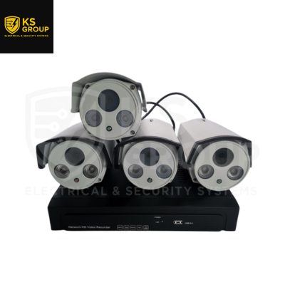 IS 604G DVR 4CH NETWORK 960P & 4 CAMERA OUTDOOR